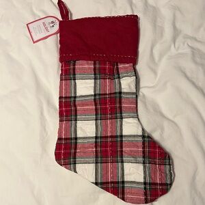 Pottery Barn Kids Heritage Stocking in Plaid